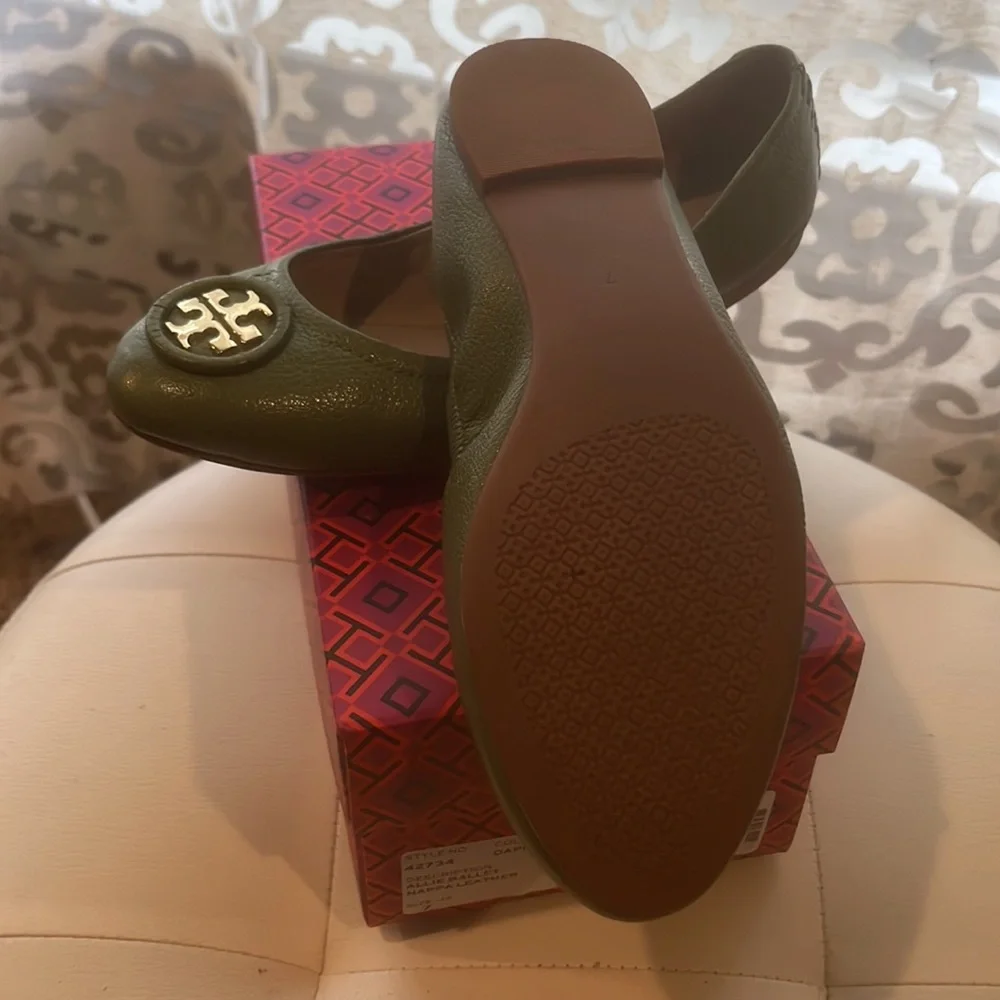 Tory Burch Allie Ballet Nappa Leather Flat - Picture 5 of 7